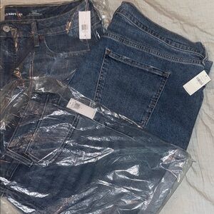 Old Navy Blue Jean Shorts — 3 pairs